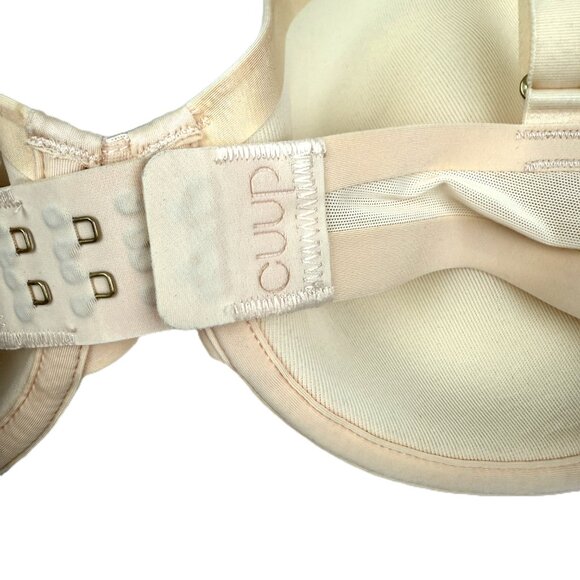 CUUP The Demi Spacer Bra Underwire Unlined Nude 34C - Picture 5 of 7